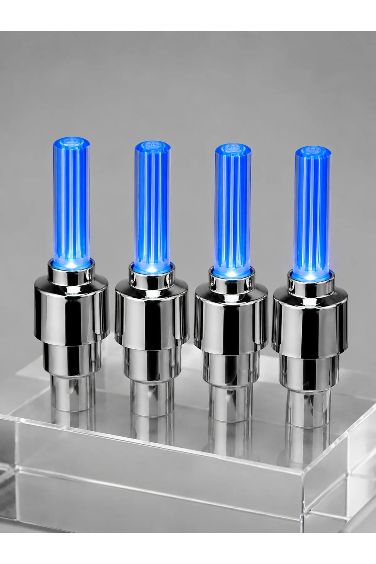 4 Adet LED Lastik Sibop Işığı Otomobil İçin Hareket Sensörlü - Görsel 5