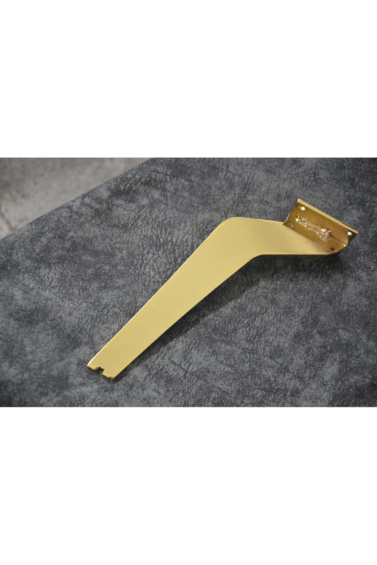 4 Adet Metal Kesik Model 20 Cm Altın Renk Mobilya Ayağı
