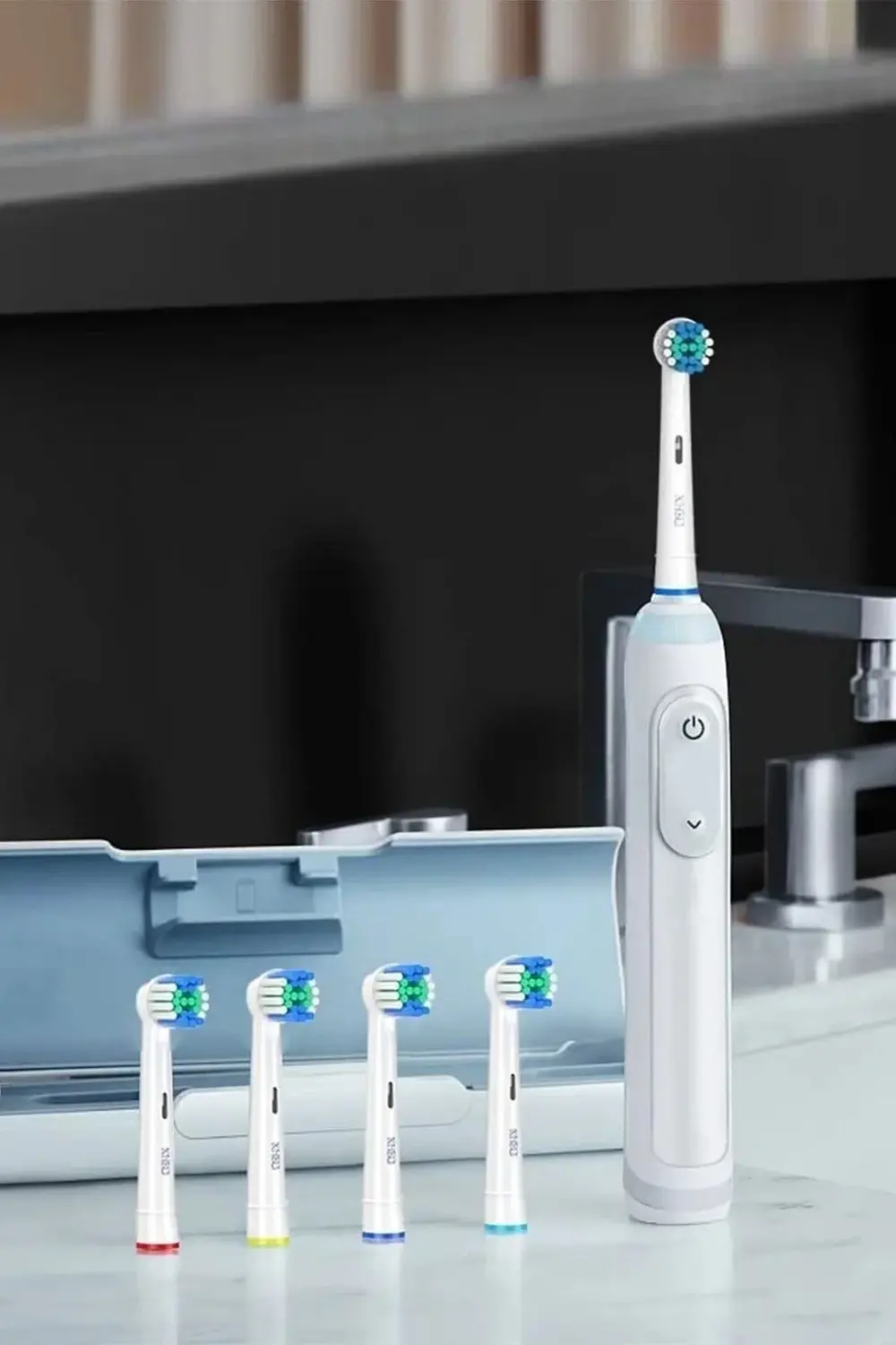 4 Adet Oral B Pilli Ve Elektrikli Diş Fırçalarına Uyumlu Yedek Ba