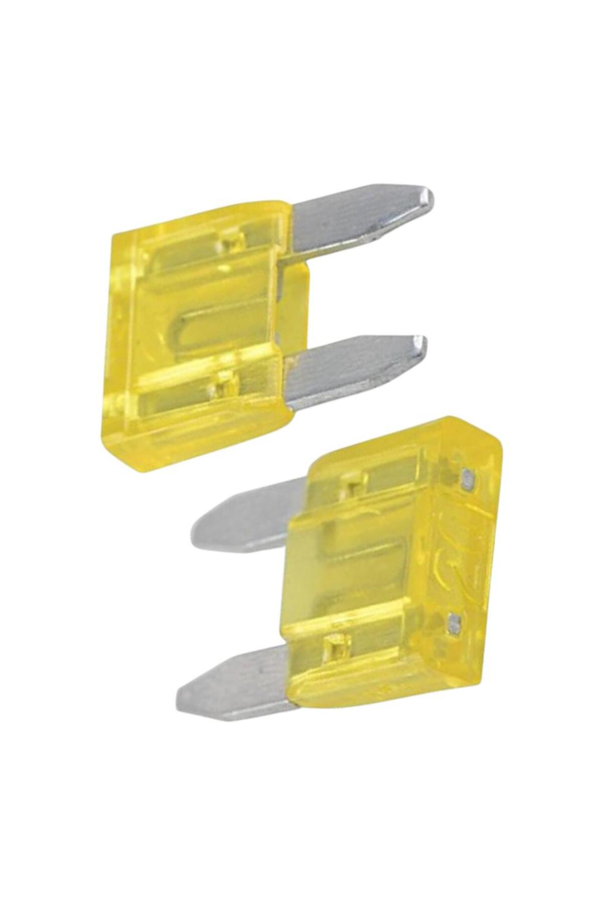 4 adet Oto Sigorta 20 Amper – Mini Tip Bıçaklı Model, 12V/24V Evr