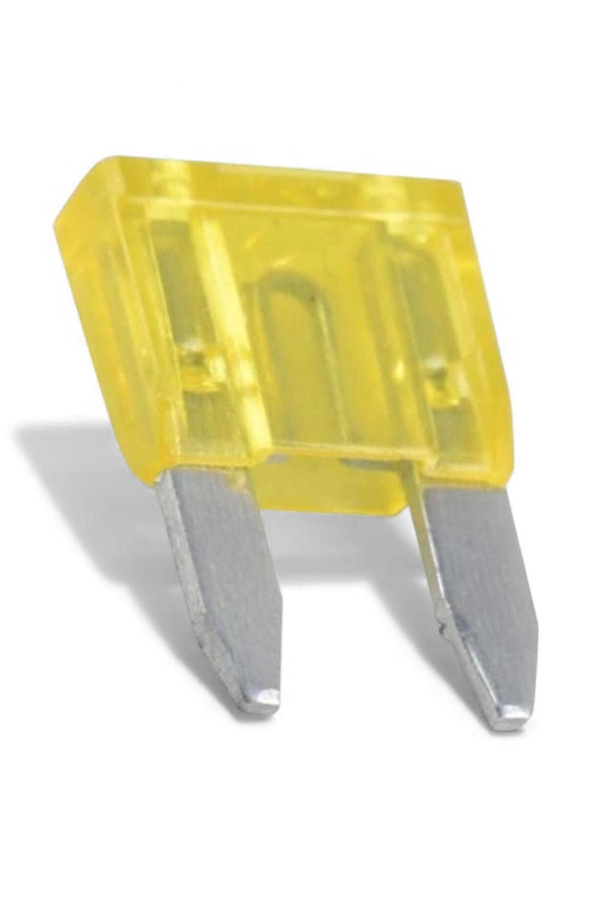 4 adet Oto Sigorta 20 Amper – Mini Tip Bıçaklı Model, 12V/24V Evr