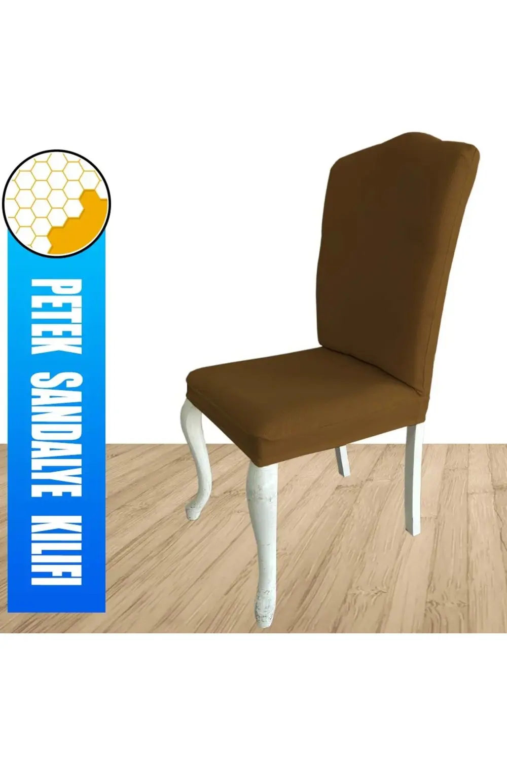 4 Adet Petek Kumaş Avangarde Tipi Sandalye Kılıfı & Sandalye Örtü