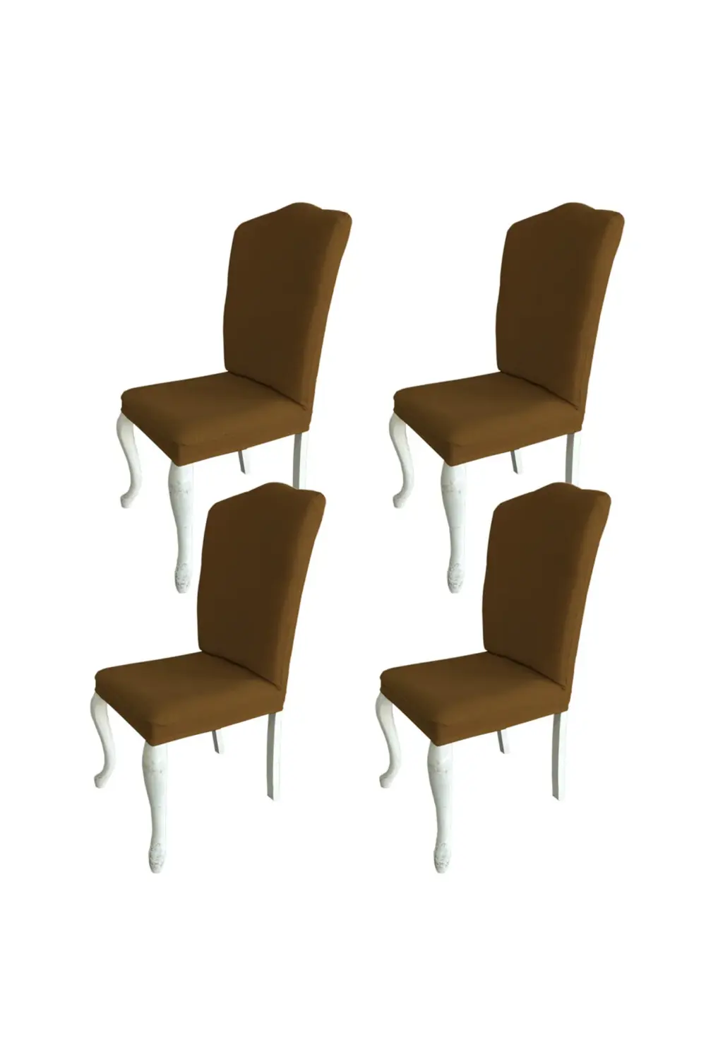 4 Adet Petek Kumaş Avangarde Tipi Sandalye Kılıfı & Sandalye Örtü