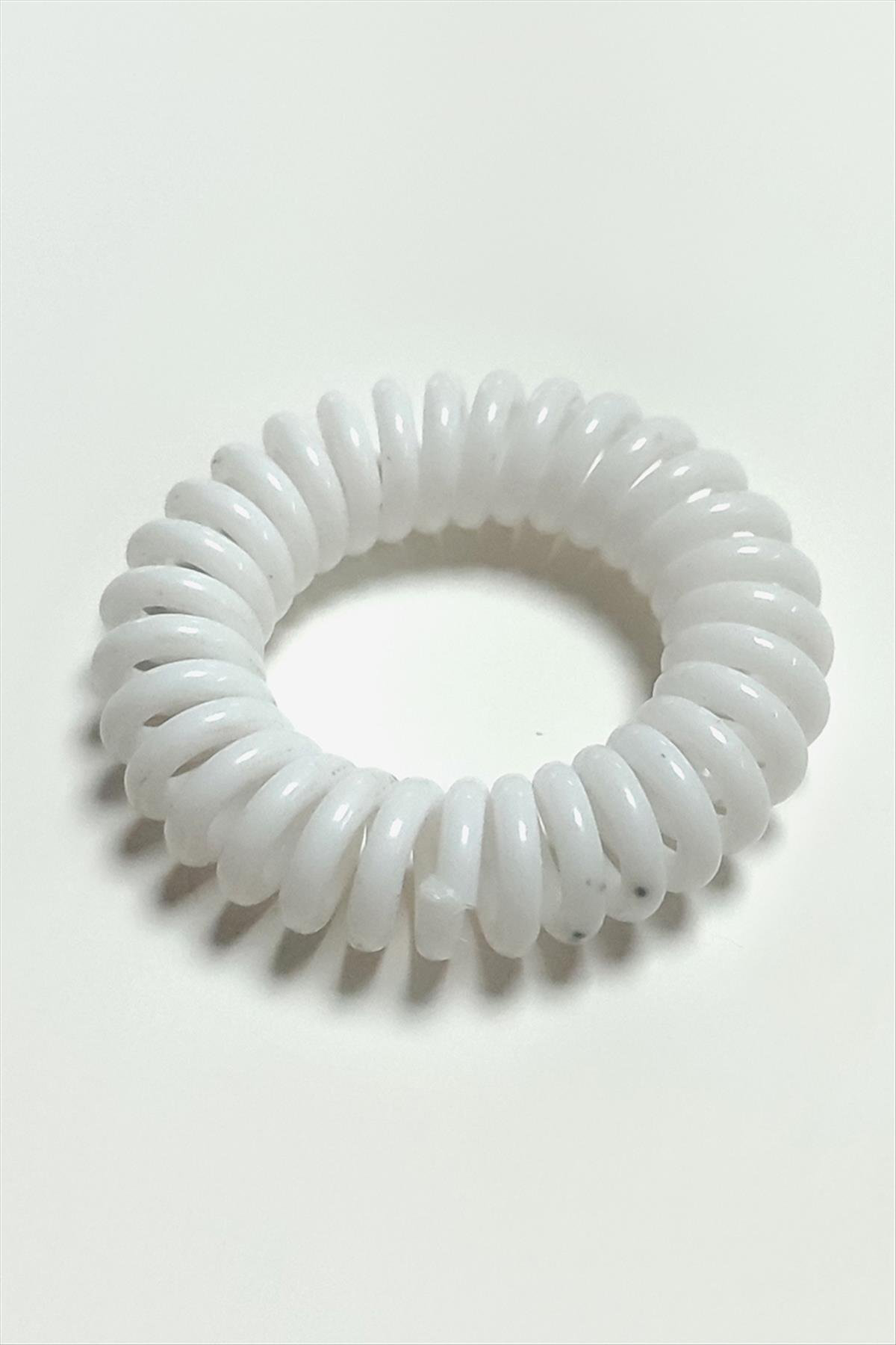 4 Adet Renkli Makarna Lastik Toka 4,5 Cm