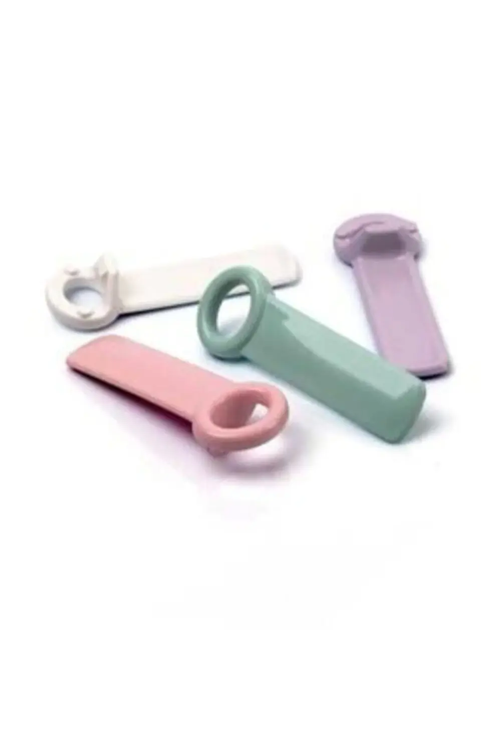 4 Adet Renkli Sert Plastik Gazoz Kavanoz Ve Şişe Kapağı Açacağı K