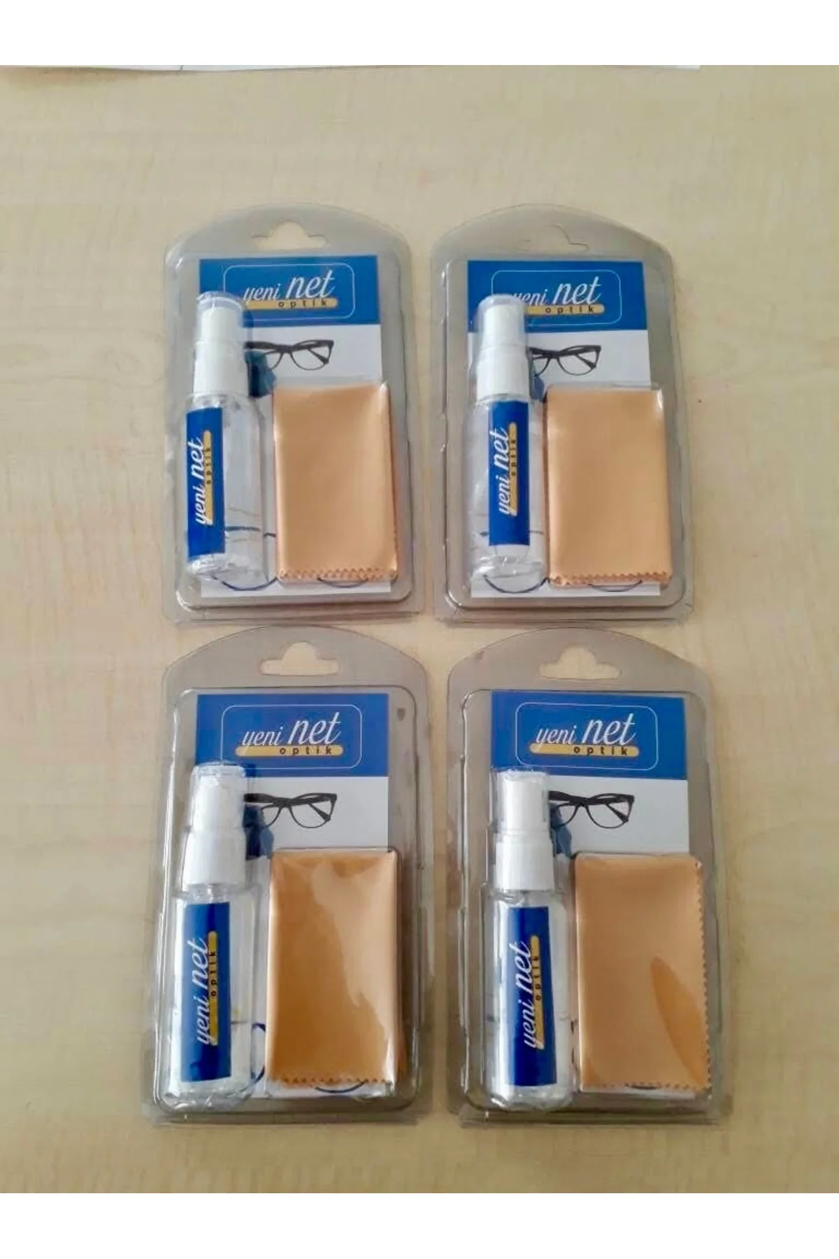 4 Adet Set 30ml Optik&güneş Gözlük Temizle Spreyi Mikrofiber Bez 