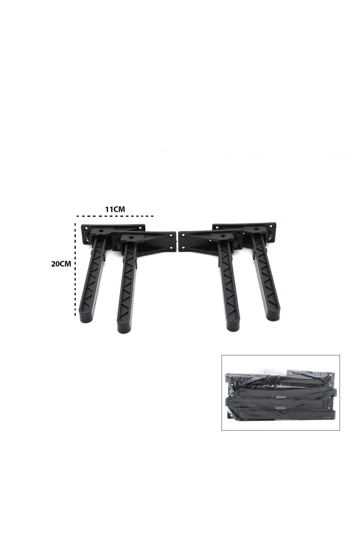 4 ADET SİYAH SOFRA AYAK KOMPLE PLASTİK 20CM AÇ KAPA (5468) 4 ADET SİYAH SOFRA AYAK KOMPLE PLASTİK 20CM AÇ KAPA (5468)