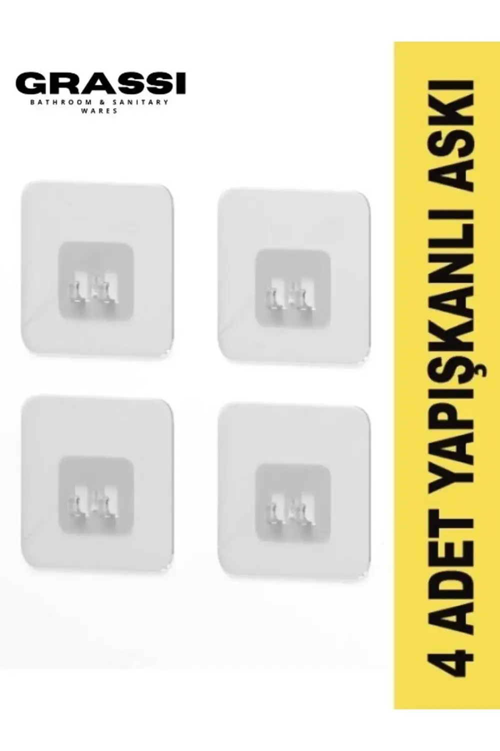 4 Adet Süper Güçlü Çerçeve Askısı Matkap Delme Yok Pin Delgisiz Y