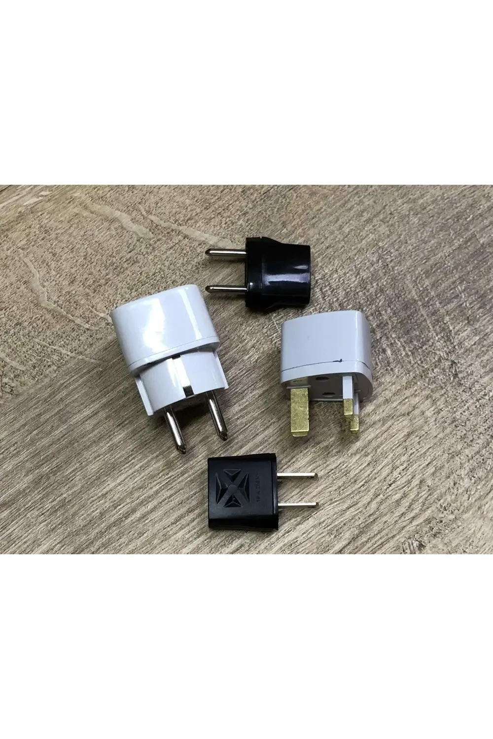 4 Adet Ulusal Elektrik Pirz Dönüştürücü Seti Amerikan Ingiliz Ara