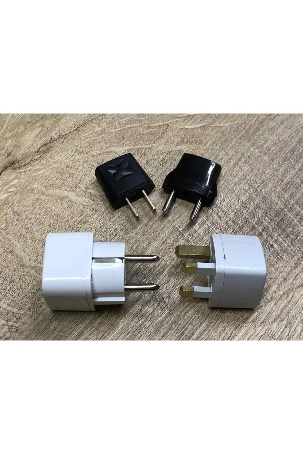 4 Adet Ulusal Elektrik Pirz Dönüştürücü Seti Amerikan Ingiliz Ara