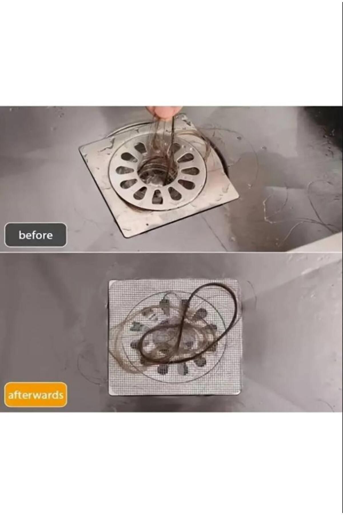 4 Adet Yapışkanlı Gider Kapatacı Lavabo Tıkacı Gider Kapağı