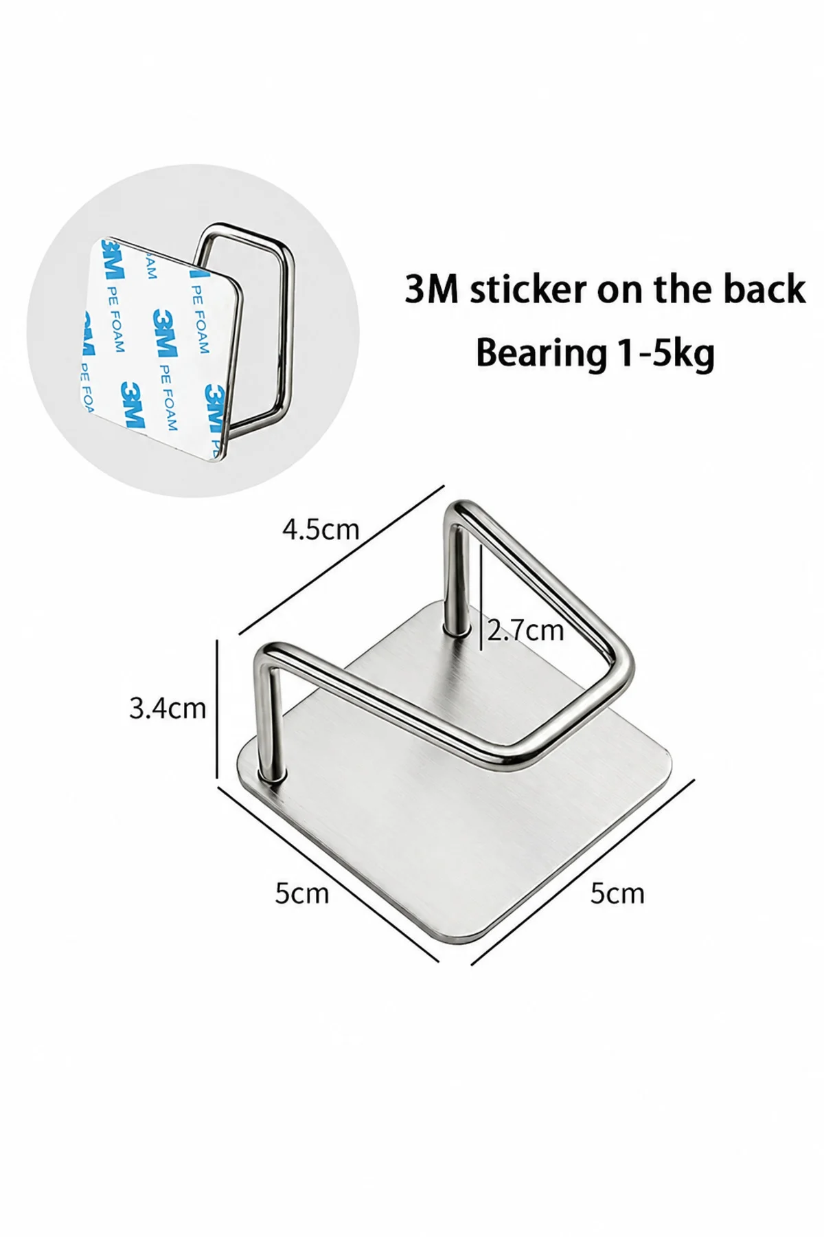 4 Adet Yapışkanlı Paslanmaya Dayanıklı Metal Askılık Süngerlik Kesme Tahtası tutucu Çok Amaçlı Duvar Askısı 4 Adet Yapışkanlı Paslanmaya Dayanıklı Metal Askılık Süngerlik Kesme Tahtası tutucu Çok Amaçlı Duvar Askısı