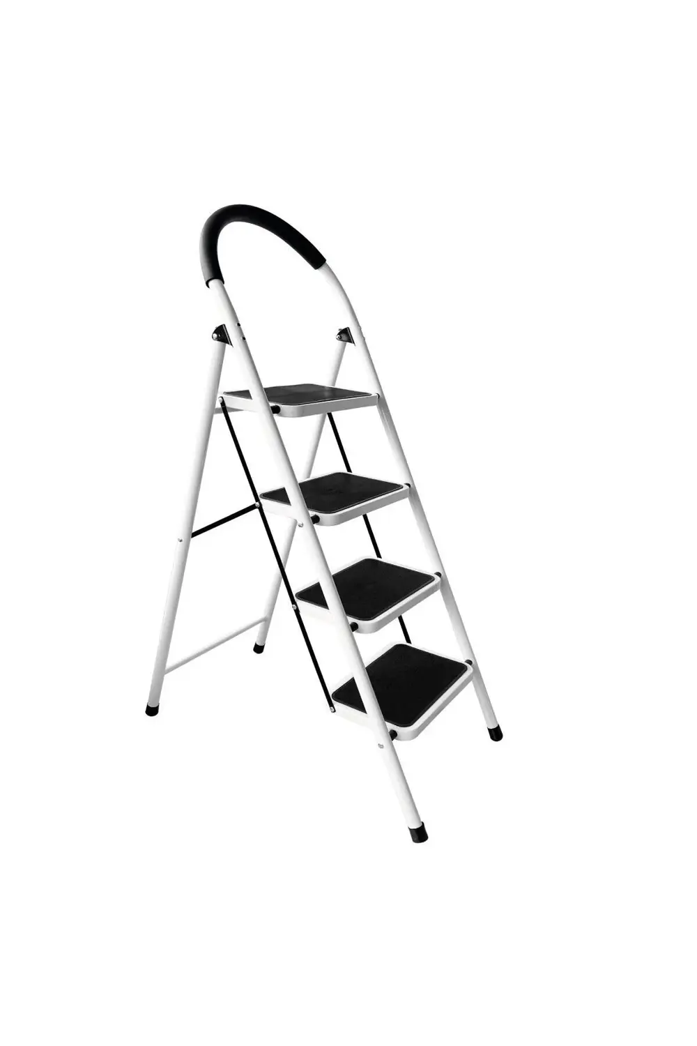 4 Basamaklı Katlanır Merdiven | Kaymaz Geniş Basamaklı Ev & Mutfa