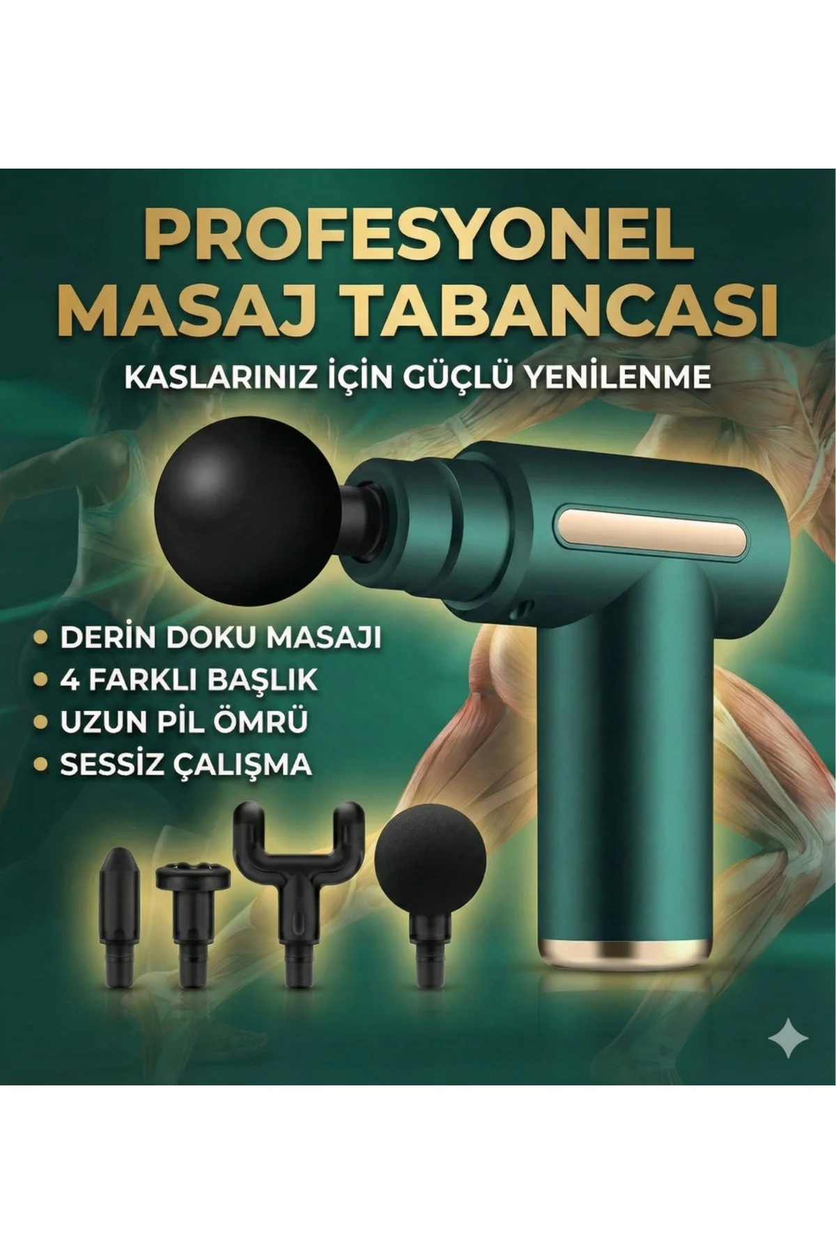 4 Başlıklı 6 Kademeli Titreşimli Şarjlı Mini Masaj Aleti 4 Başlıklı 6 Kademeli Titreşimli Şarjlı Mini Masaj Aleti