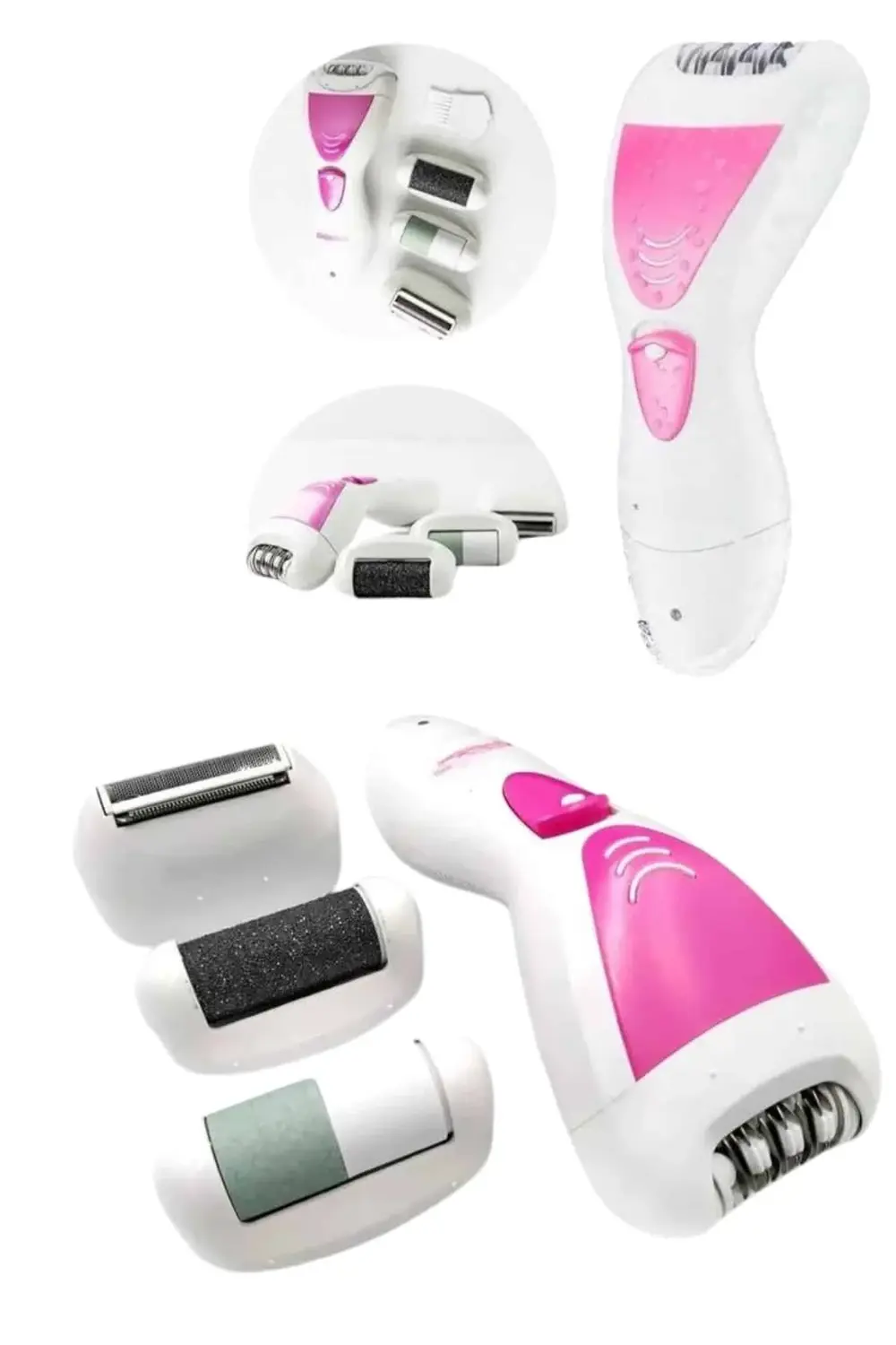 4 Başlıklı Lazer Öncesi Kısaltma Epilasyon Aleti Epilatör Çok Ama