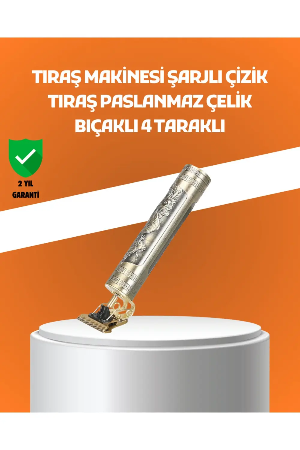 4 Başlıklı Suya Dayanıklı Saç Kesme Makinesi