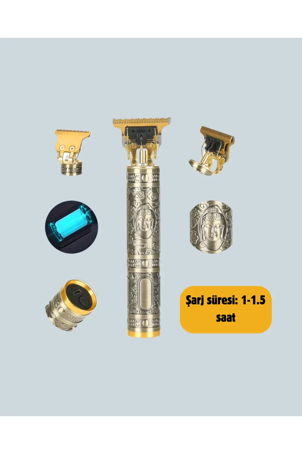 4 Başlıklı Suya Dayanıklı Saç Kesme Makinesi