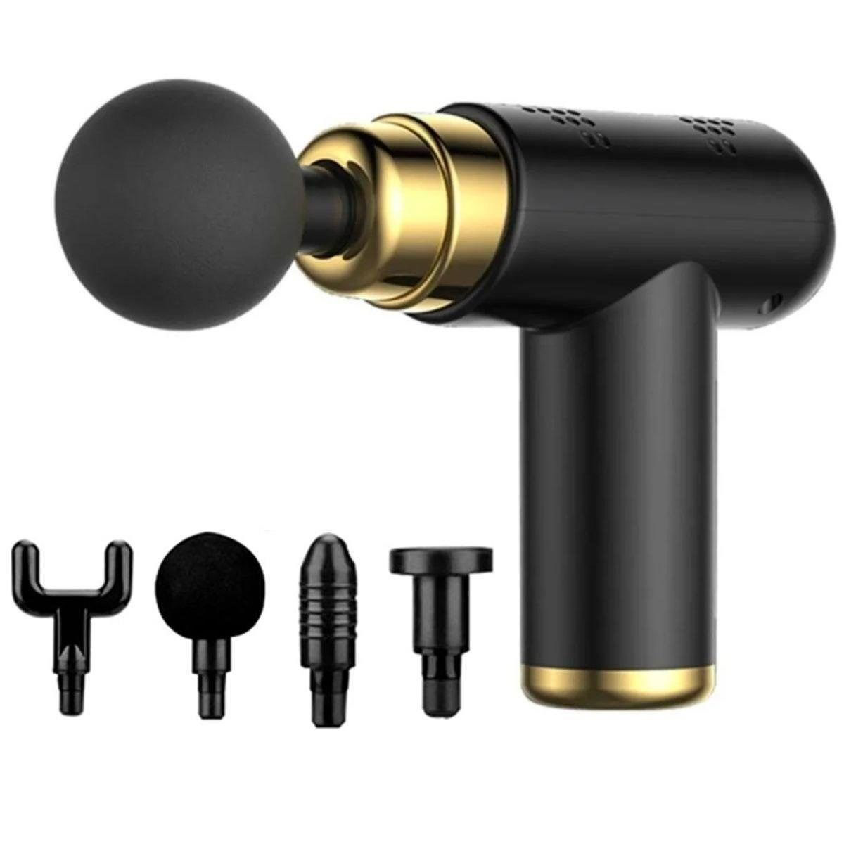 4 Başlıklı USB Şarj Olabilen Masaj Tabancası 4 Başlıklı USB Şarj Olabilen Masaj Tabancası