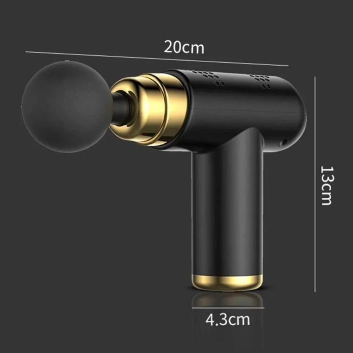 4 Başlıklı Usb Şarj Olabilen Masaj Tabancası 5224