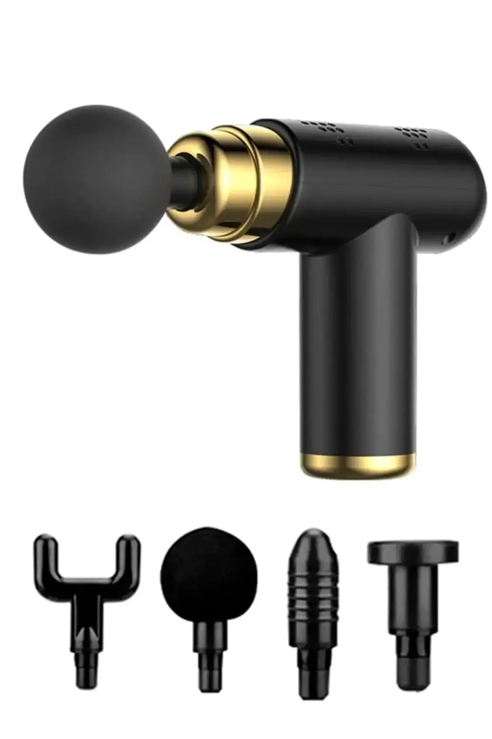 ® 4 Başlıklı USB Şarj Olabilen Masaj Tabancası