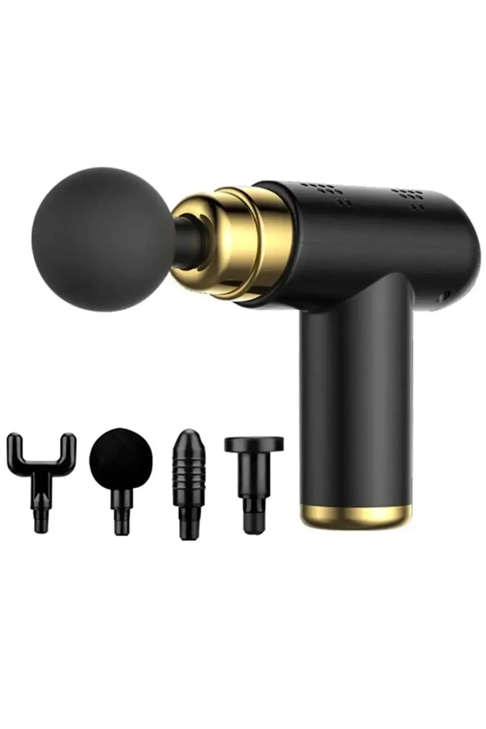 ® 4 Başlıklı USB Şarj Olabilen Masaj Tabancası