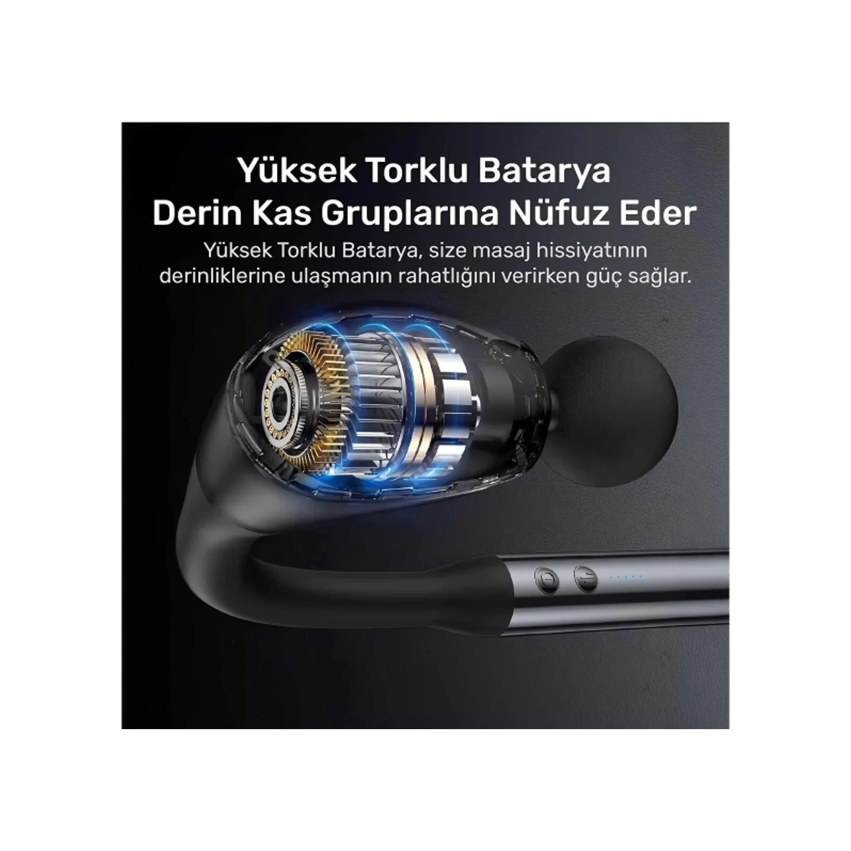 4 Başlıklı Uzun Saplı Ergonomik Profesyonel Sporcu Masaj Tabancası Diğer Fiyatı, Yorumları ve Özellikleri