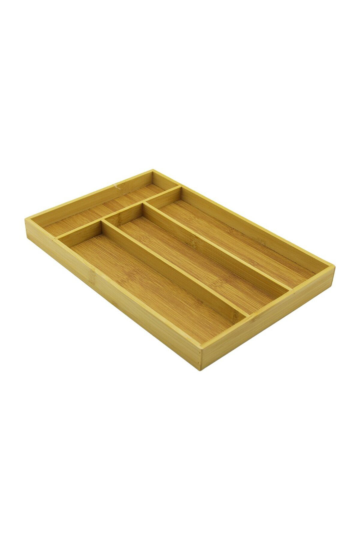 Ok Aksesuar 4 Bölmeli Ahşap Bambu Kaşiklik 22.5 X 33.5Cm Go5060gok223127