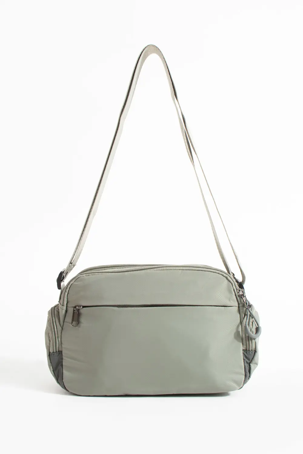 4 Bölmeli Suya Dayanıklı Paraşüt Kumaş Yan Fermuar Detaylı Omuz Ç