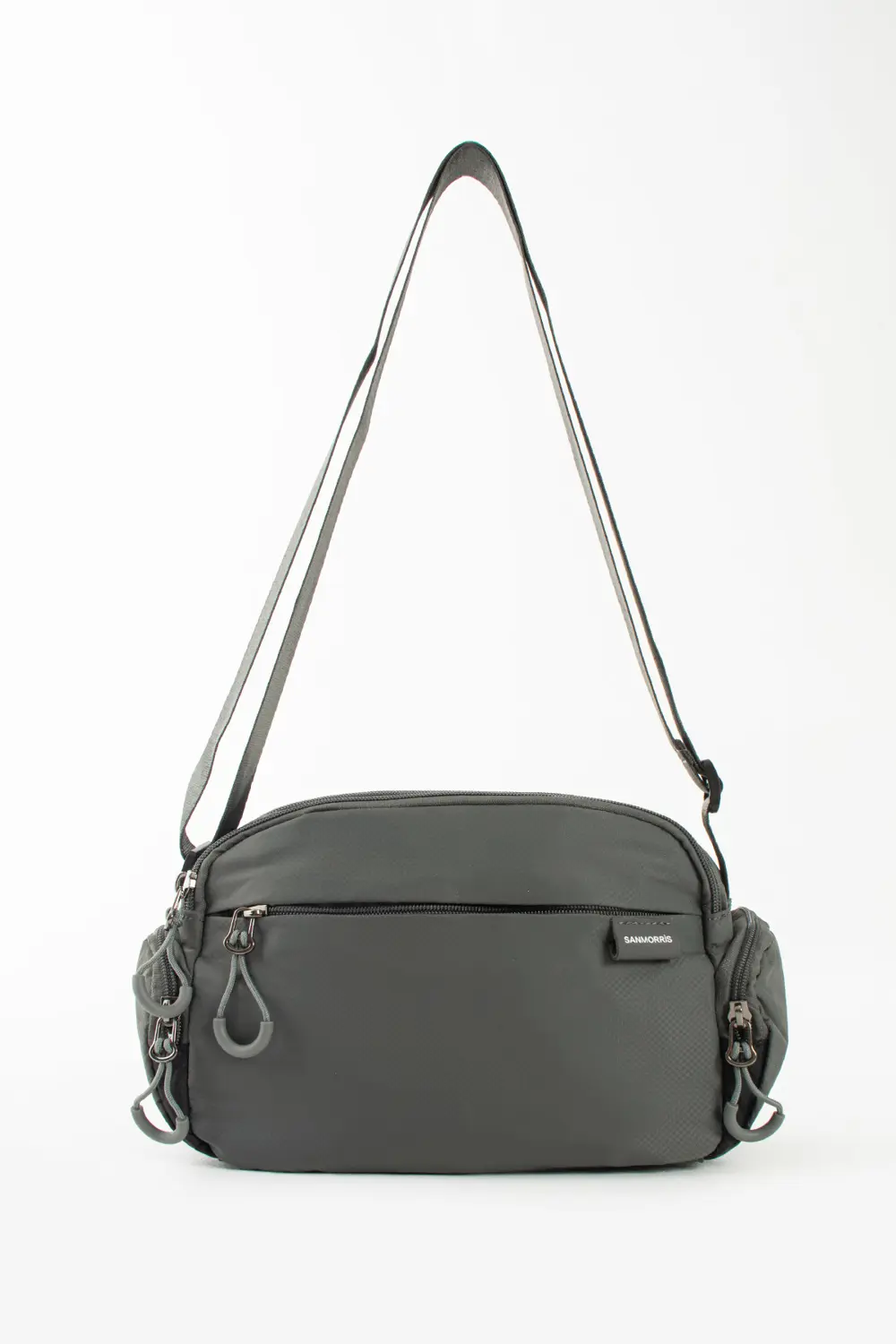 4 Bölmeli Suya Dayanıklı Paraşüt Kumaş Yan Fermuar Detaylı Omuz Ç