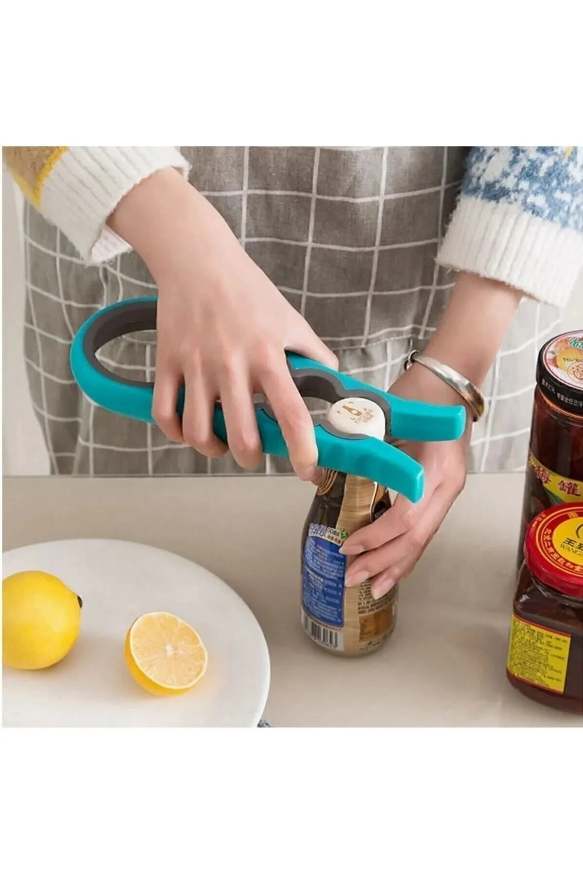 4 Boy Kavanoz Kapağı Açıcı – Kaydırmaz Konserve & Şişe Açacağı Pratik Mutfak Aparatı 4 Boy Kavanoz Kapağı Açıcı – Kaydırmaz Konserve & Şişe Açacağı Pratik Mutfak Aparatı