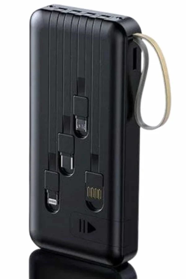 4 Çıkışlı 20.000 Mah Powerbank Uzun Pil Ömürlü Taşınabilir