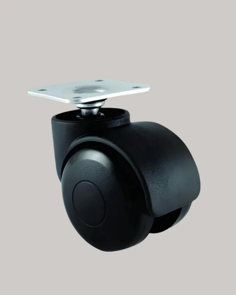 4 cm Kilitsiz Mini Tekerlek Ayak Seti 4'lü - Mobilya ve Sehpa için Gürültüsüz ve Kaygan Çözüm