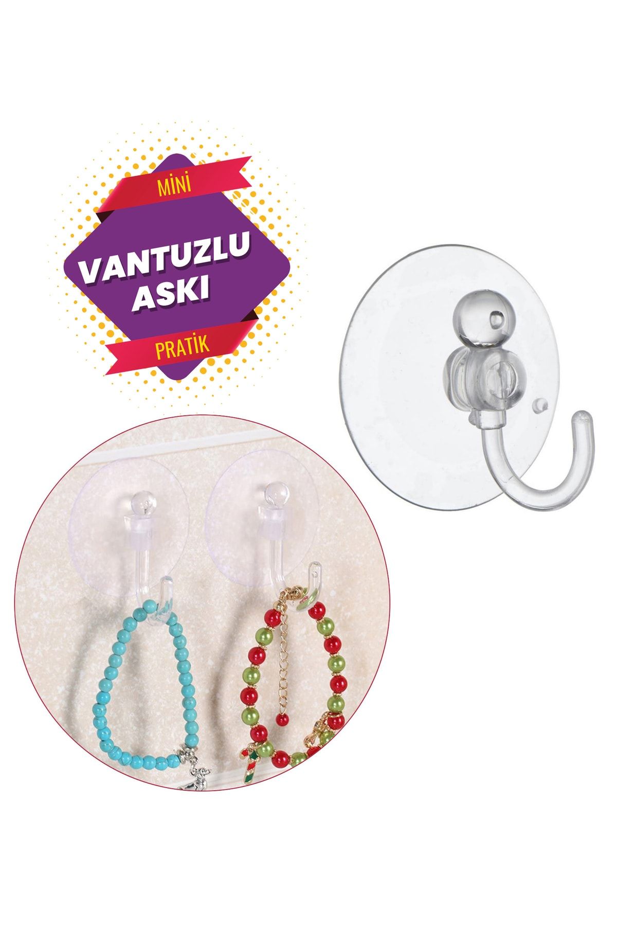 Transformacion 4 Cm Vantuzlu Mini Askı