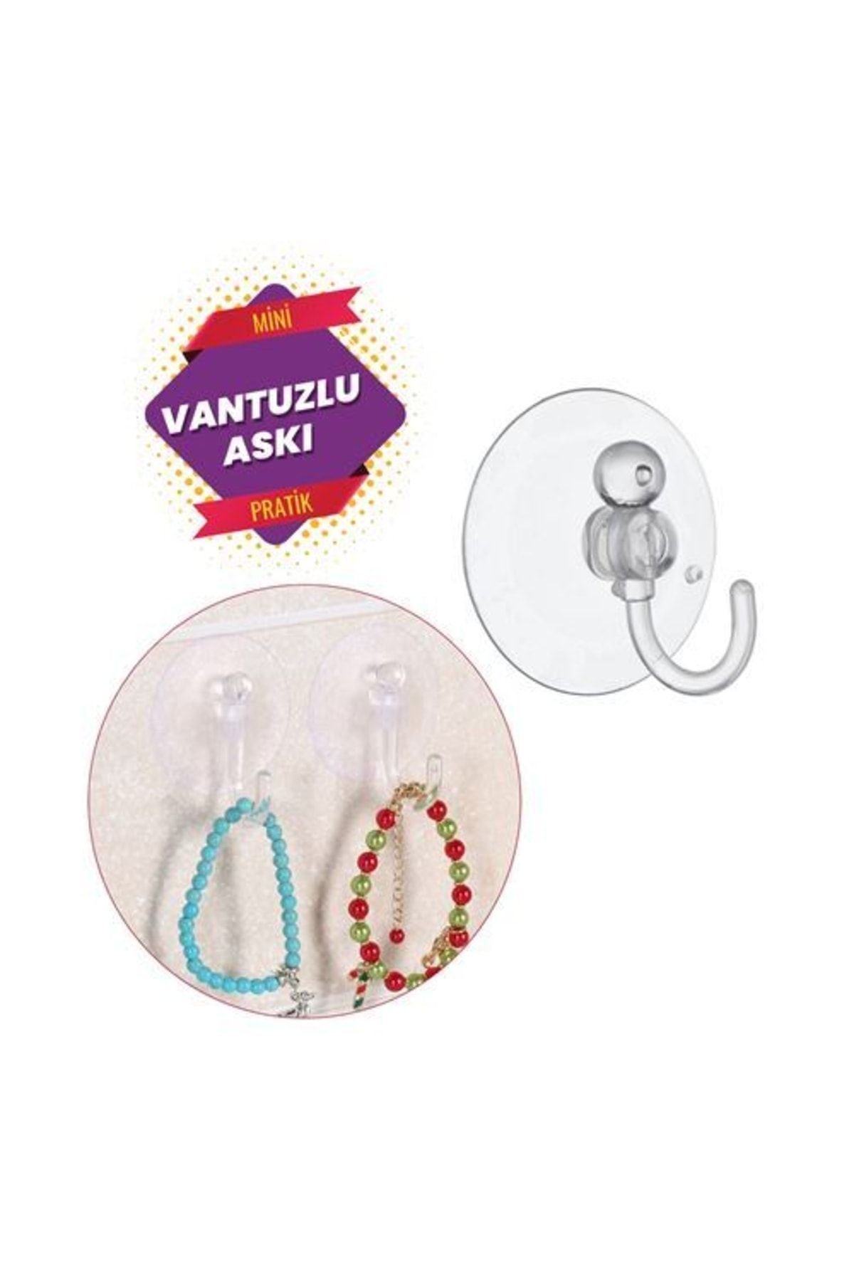 Mastercare 4 Cm Vantuzlu Mini Askı 715591