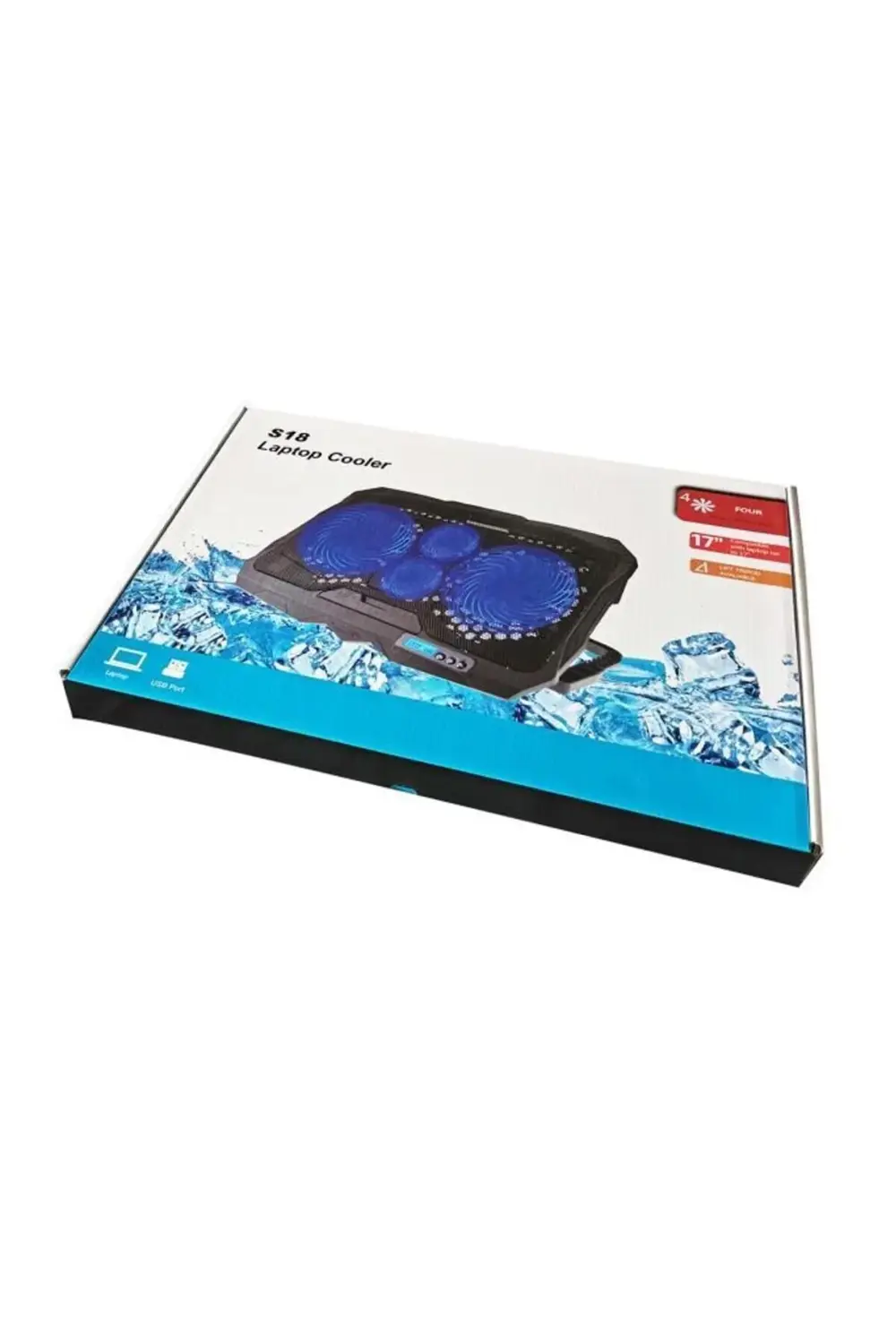 Torima 4 Fanlı Rgb Li 9-17 İnç Yükseklik Ayarlı Notebook Sogutucusu