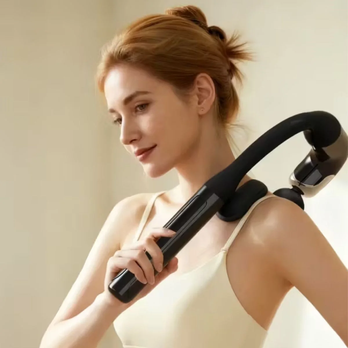 4 Farklı Başlıklı Uzun Saplı Derin Doku Masaj Tabancası, Boyun, Omuz ve Sırt için Ergonomik Saplı Çoklu Masaj Modlu Taşınabilir Masaj Aleti Fiyatı, Yorumları ve Özellikleri