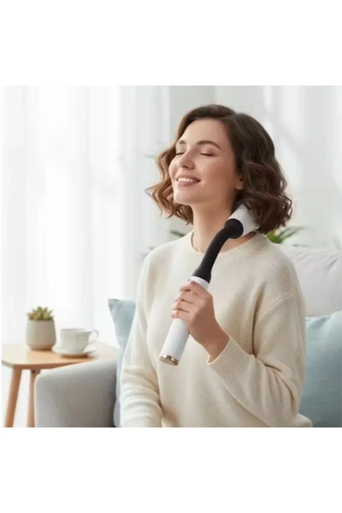 4 Farklı Başlıklı Uzun Saplı Derin Doku Masaj Tabancası, Boyun, Omuz ve Sırt için Ergonok Saplı Çokl 4 Farklı Başlıklı Uzun Saplı Derin Doku Masaj Tabancası, Boyun, Omuz ve Sırt için Ergonok Saplı Çokl