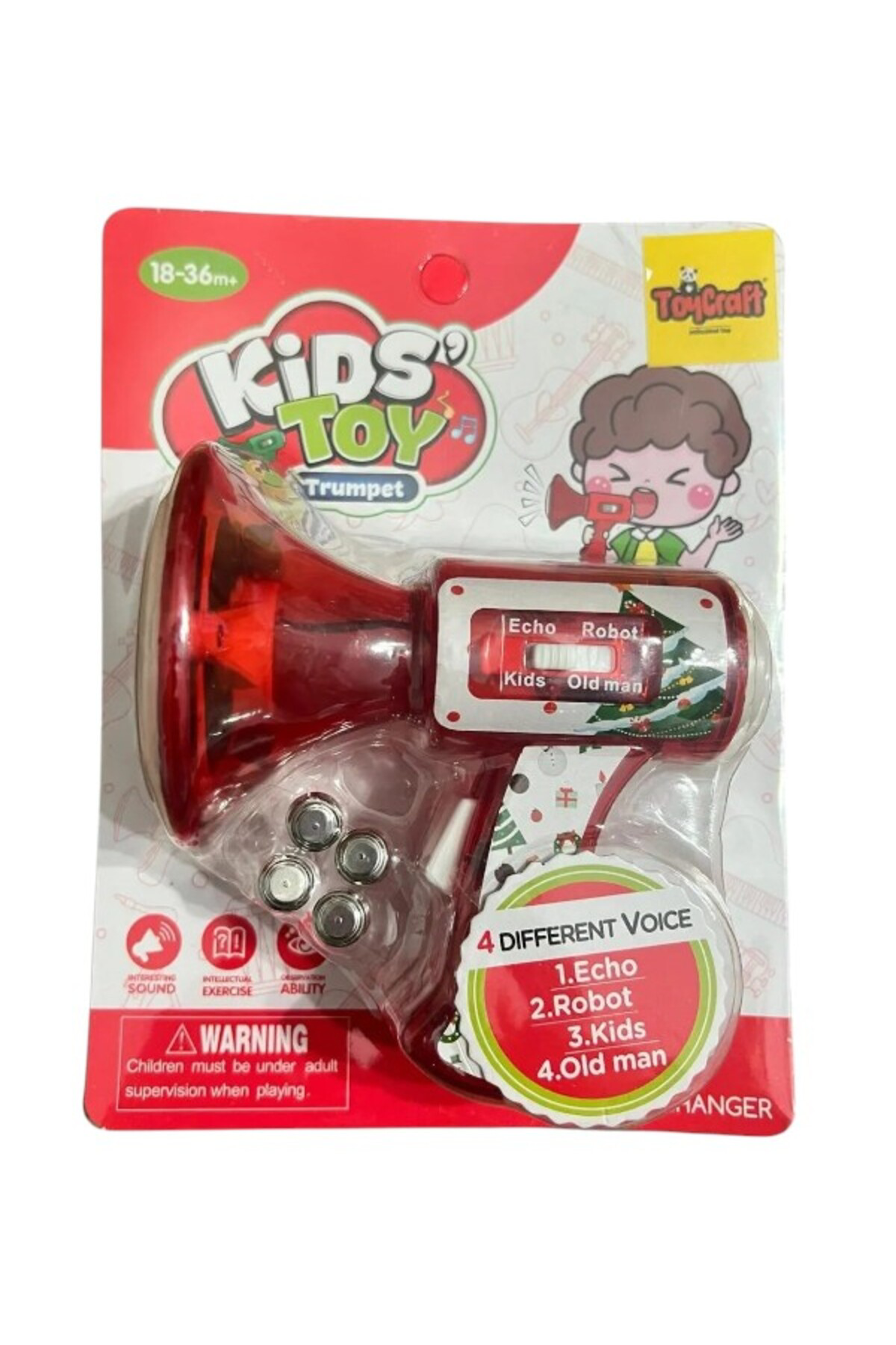 Shop 4 Farklı Ses Değiştiren Oyuncak Megafon Yaşlı Çocuk Robot Eko Ses