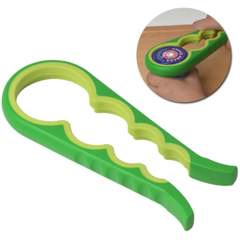 4 Fonksiyonlu Plastik - Şişe Kanoz Kapağı Açma Aparatı