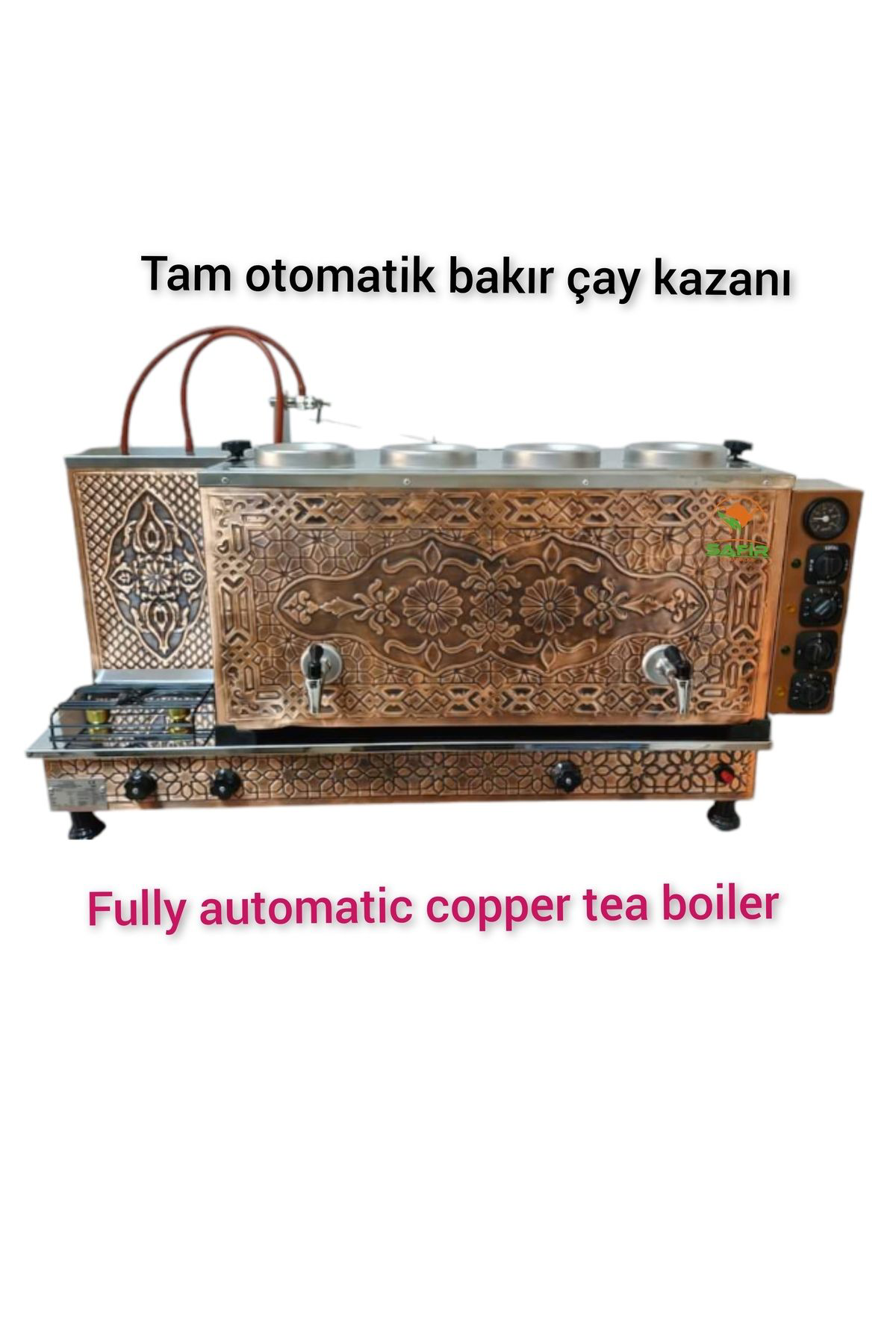 4 Gözlü Bakır Çay Ocağı Bakır Çay Kazanı Tüplü Bakır Çay Semaveri