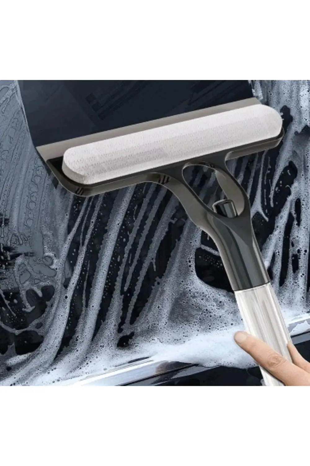 4 İn 1 Spreyli Çek Çekli Camsil Ve Fırça Atı