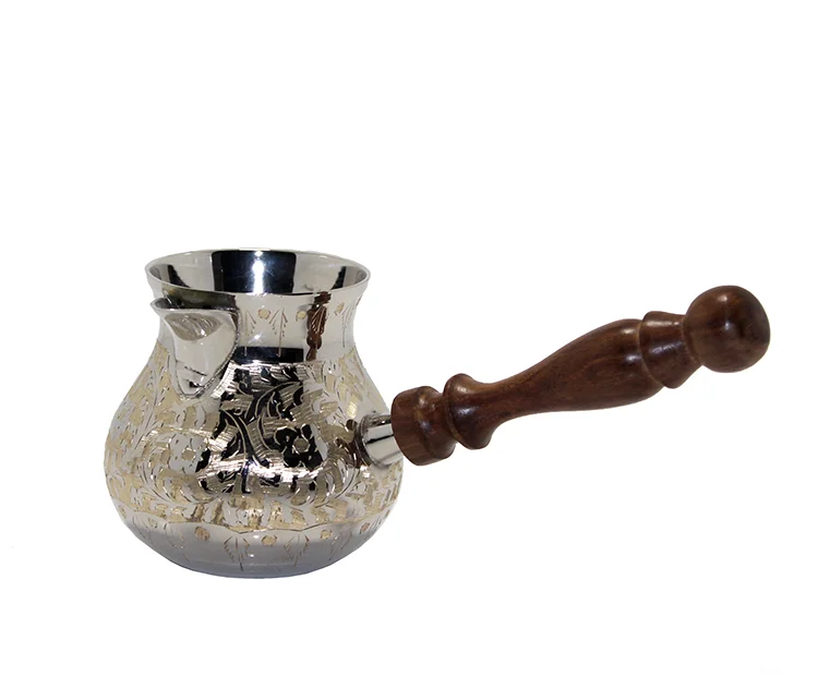4 inç Pirinç Cezve Kahve Pişirme Seti