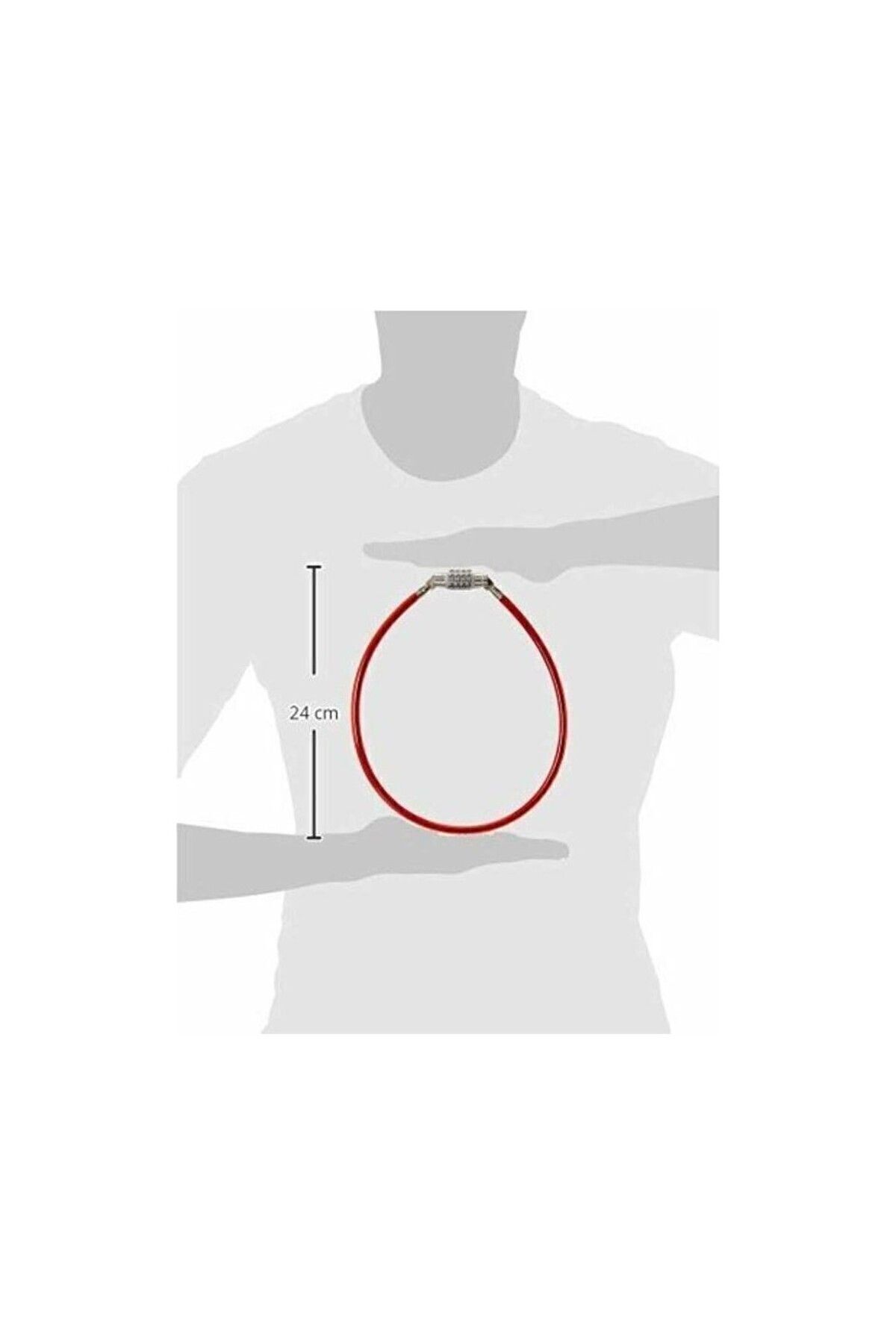 4 Kademe Şifreli 50 Cm Bisiklet Kilidi 427626