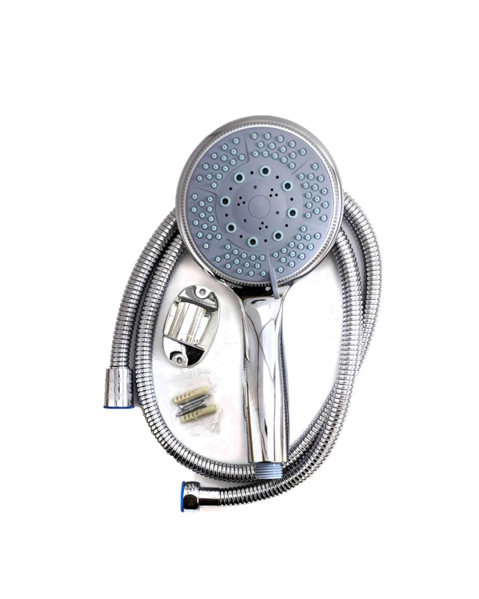 4 Kademeli Spiral El Duşu Seti - Duvar Askılı Banyo Duş Başlığı