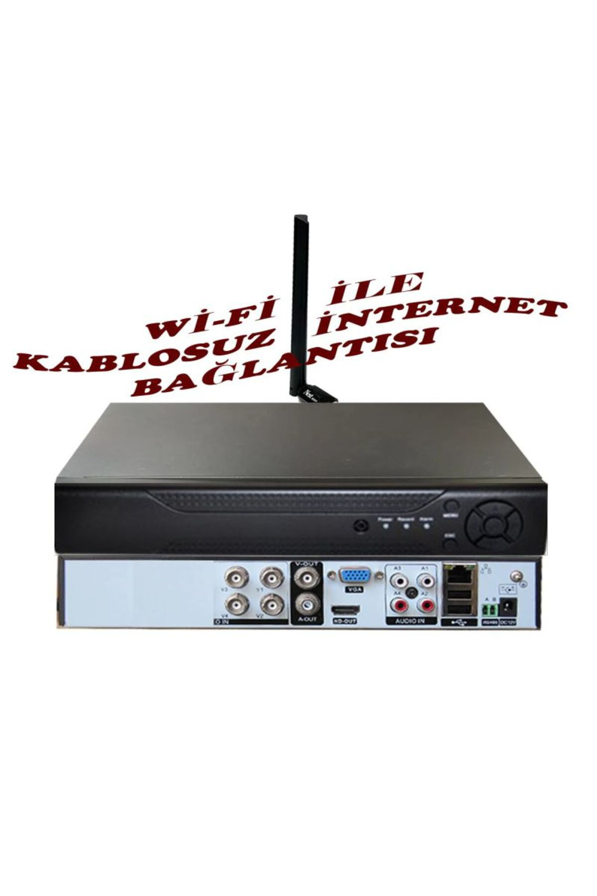 4 Kanal Wi-Fi Bağlantılı 5 Mp H265+ Hıbrıt Araç, Insan ve Yüz Tan