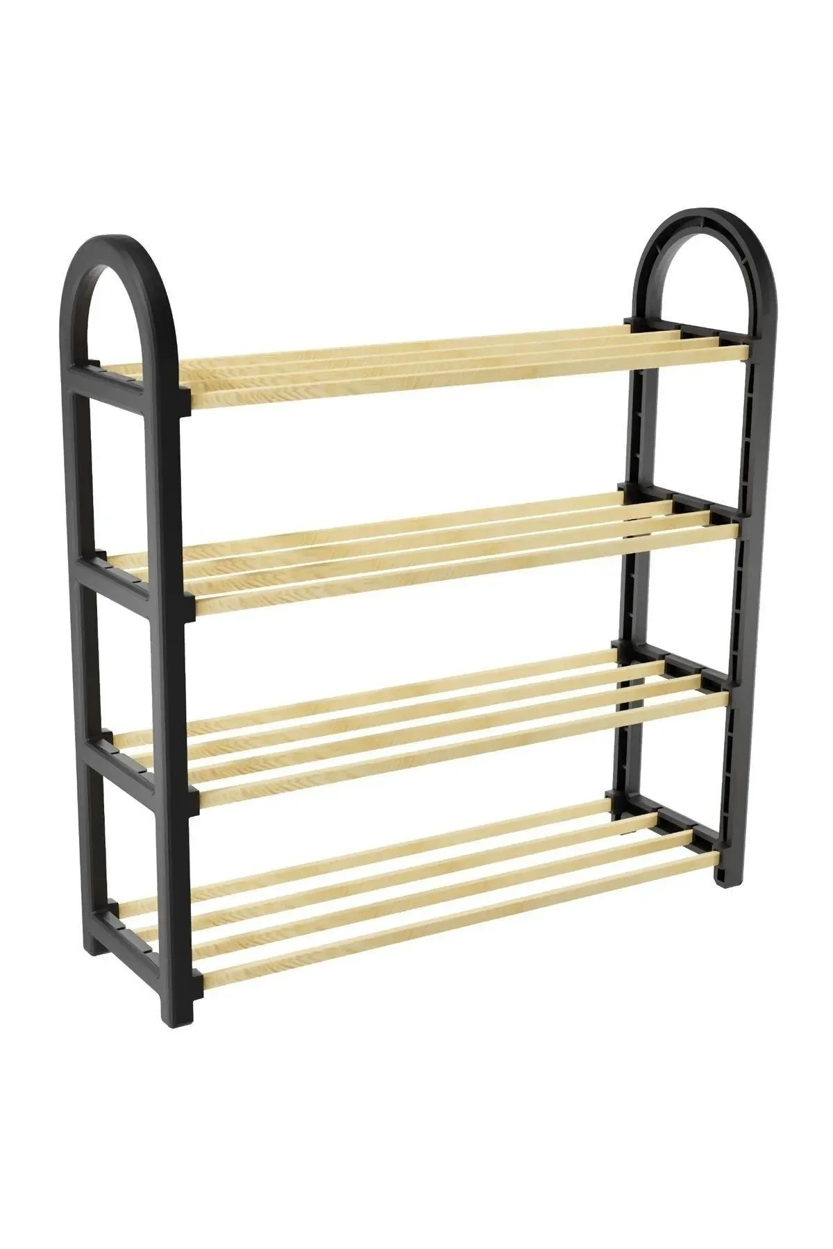 4 Katlı 1.sınıf Süper Kalite Masif Ahşap Ayakkabılık