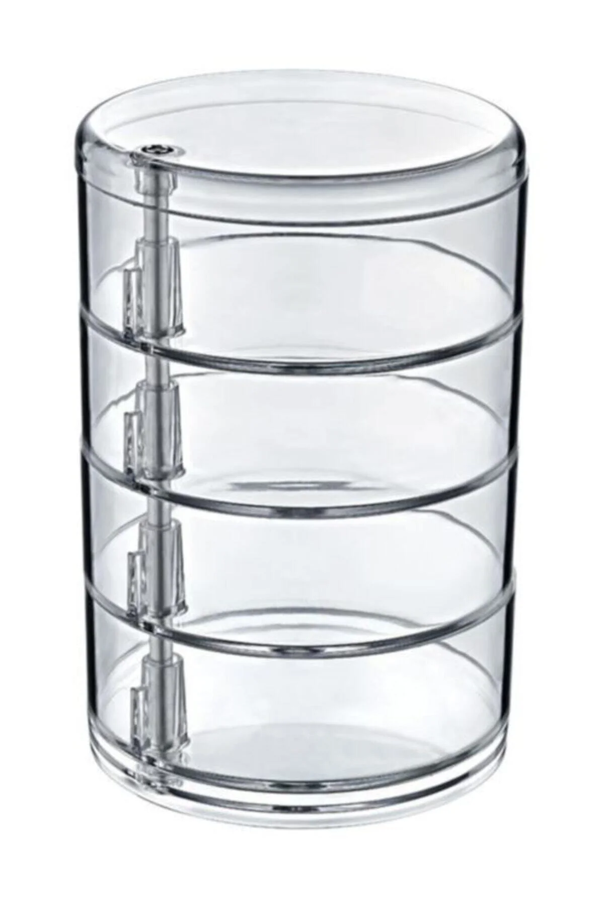 4 Katlı Dönebilen Makyaj Çekmecesi Makyaj Takı Organizeri Ak-515