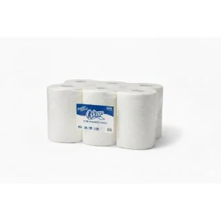 4 kg 21cm Hareketli Havlu - 6 Rulo | Kurumsal Toiletlük Kağıdı | Yüksek Kapasiteli Dispenser