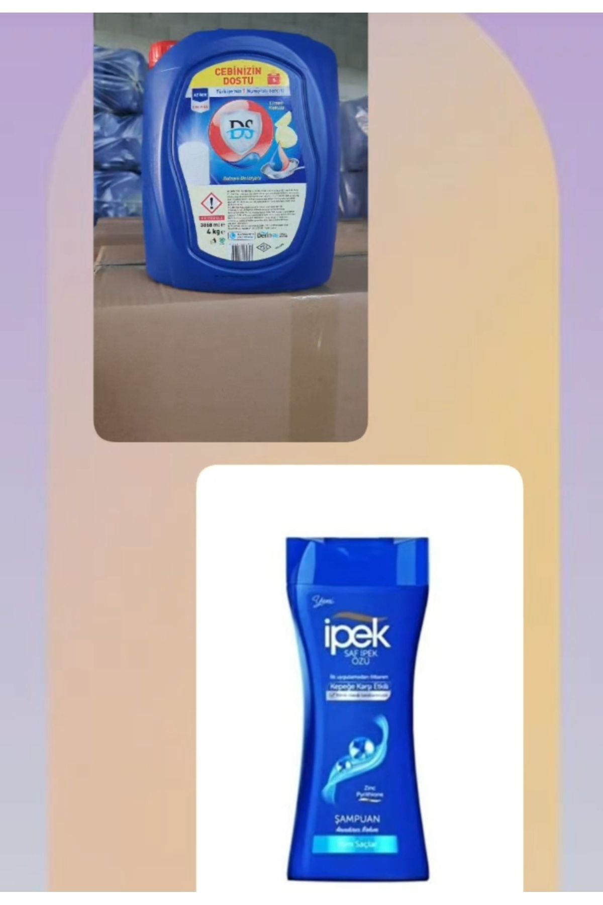 4 KĞ DERİNSU BULAŞIK DETERJANİ + 480 ML İPEK ŞAMPUAN