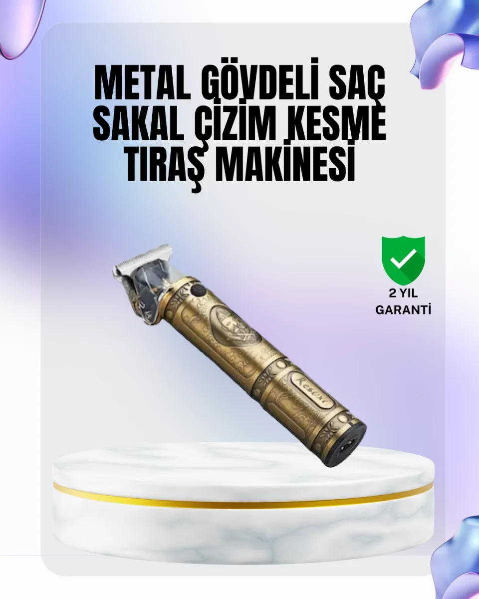 4 Kılavuz Taraklı Profesyonel Saç ve Sakal Kesme Makinesi - Lisinya 4 Kılavuz Taraklı Profesyonel Saç ve Sakal Kesme Makinesi - Lisinya
